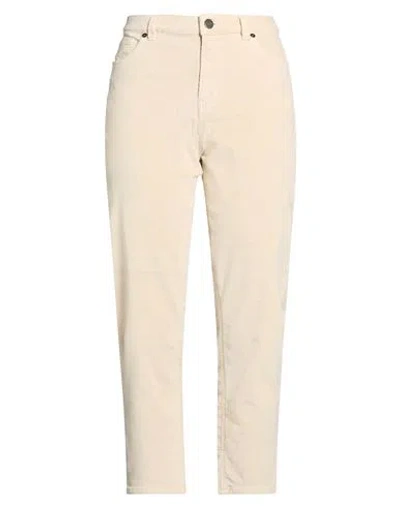 Pt Torino Woman Pants Beige Size 32 Cotton, Lyocell, Elastane In Neutral