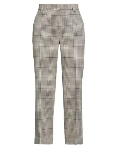 Pt Torino Woman Pants Beige Size 6 Cotton, Polyamide, Elastane In Gray