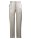 Pt Torino Woman Pants Beige Size 8 Triacetate, Polyester In Sand