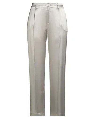 Pt Torino Woman Pants Beige Size 8 Triacetate, Polyester In Sand
