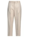 Pt Torino Woman Pants Beige Size 8 Virgin Wool
