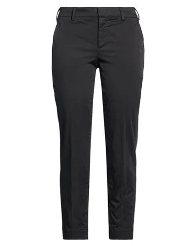 Pt Torino Woman Pants Black Size 10 Cotton, Elastane