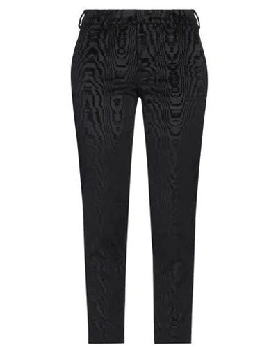 Pt Torino Woman Pants Black Size 10 Cotton, Elastane