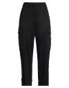 Pt Torino Woman Pants Black Size 10 Lyocell, Cotton, Modal, Elastane In Black