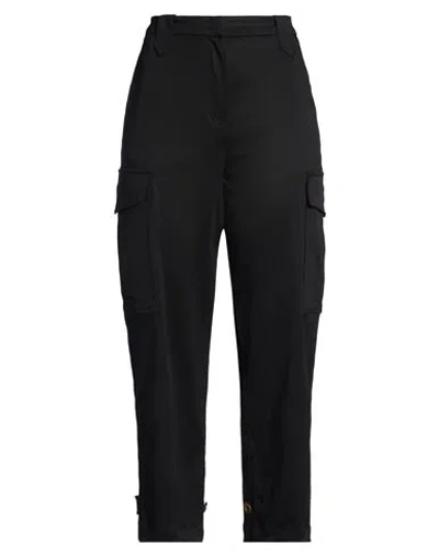 Pt Torino Woman Pants Black Size 10 Lyocell, Cotton, Modal, Elastane