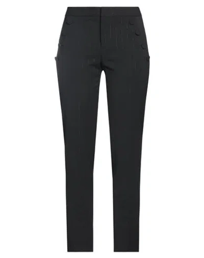 Pt Torino Woman Pants Black Size 10 Polyester, Wool, Elastane