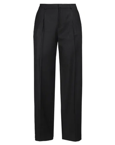 PT TORINO PT TORINO WOMAN PANTS BLACK SIZE 10 VIRGIN WOOL, ELASTANE