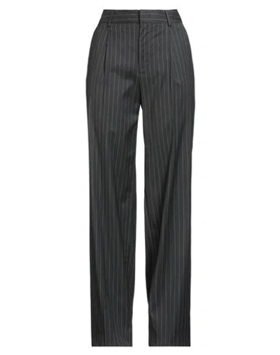 Pt Torino Woman Pants Black Size 10 Virgin Wool, Viscose, Elastane