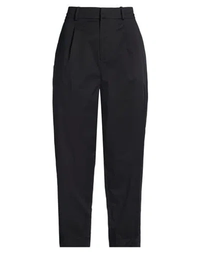 Pt Torino Woman Pants Black Size 12 Cotton, Polyamide, Elastane