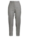 Pt Torino Woman Pants Black Size 12 Virgin Wool In Gray