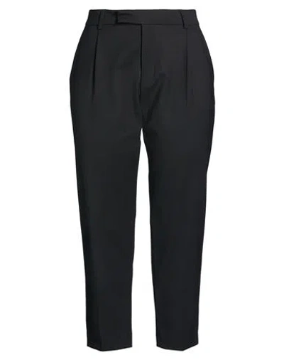 Pt Torino Woman Pants Black Size 12 Virgin Wool, Elastane