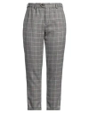 Pt Torino Woman Pants Black Size 30 Virgin Wool In Gray