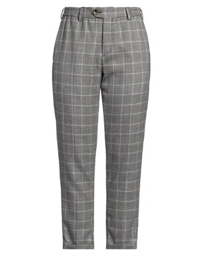 Pt Torino Woman Pants Black Size 30 Virgin Wool In Gray