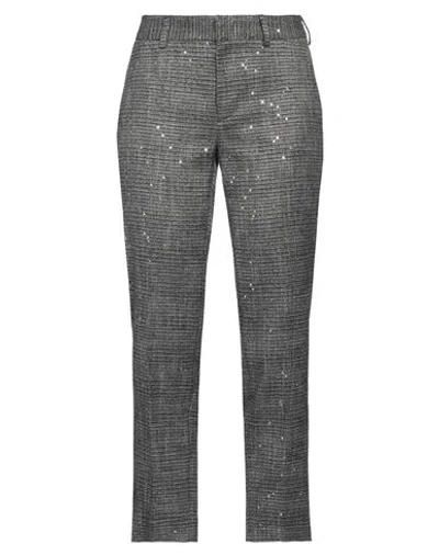 Pt Torino Woman Pants Black Size 4 Polyester, Viscose, Metal, Elastane