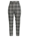 Pt Torino Woman Pants Black Size 4 Virgin Wool, Acrylic In Gray