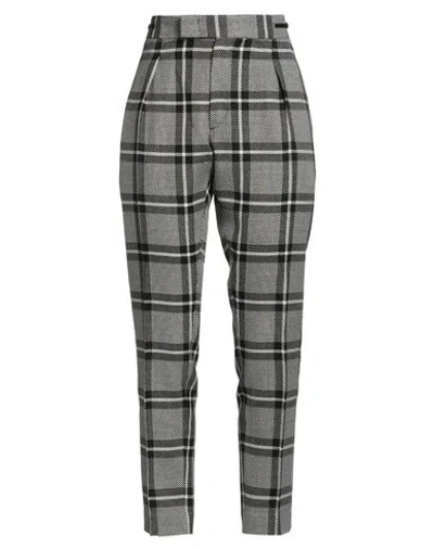 Pt Torino Woman Pants Black Size 4 Virgin Wool, Acrylic In Gray