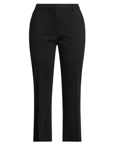 Pt Torino Woman Pants Black Size 8 Cotton, Elastane