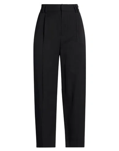 Pt Torino Woman Pants Black Size 8 Lyocell, Cotton