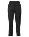 Pt Torino Woman Pants Black Size 12 Polyester, Wool, Elastane In Black