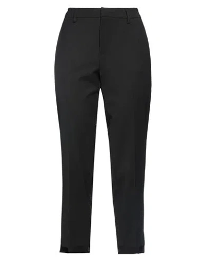 PT TORINO PT TORINO WOMAN PANTS BLACK SIZE 8 POLYESTER, WOOL, ELASTANE