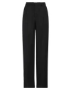 Pt Torino Woman Pants Black Size 6 Viscose, Linen In Black