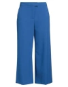 Pt Torino Woman Pants Blue Size 4 Polyester, Wool, Elastane In Blue