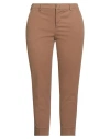 Pt Torino Woman Pants Brown Size 10 Modal, Cotton, Elastane