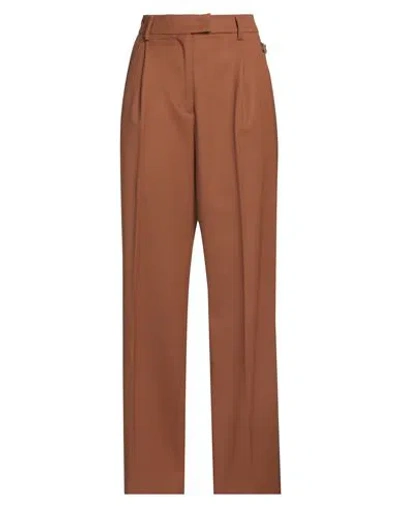 Pt Torino Woman Pants Brown Size 6 Virgin Wool, Elastane