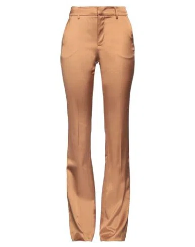 Pt Torino Woman Pants Camel Size 6 Viscose, Elastane In Beige