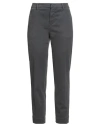 Pt Torino Woman Pants Charcoal Size 10 Modal, Cotton, Elastane In Gray