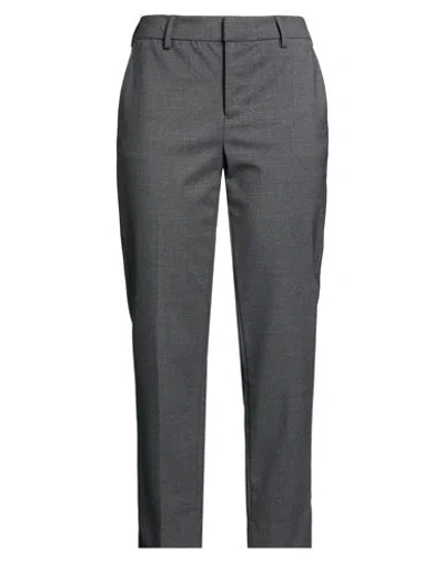 Pt Torino Woman Pants Charcoal Size 12 Virgin Wool, Elastane In Gray