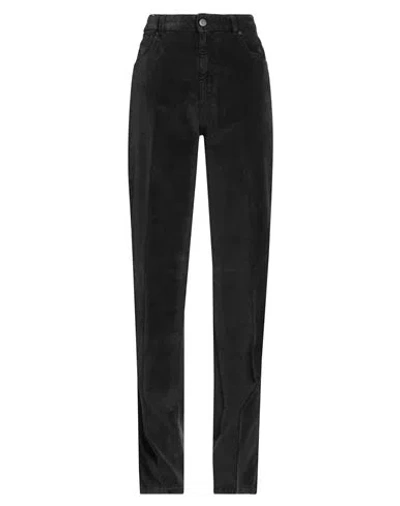 Pt Torino Woman Pants Charcoal Size 31 Cotton, Lyocell, Elastane In Gray