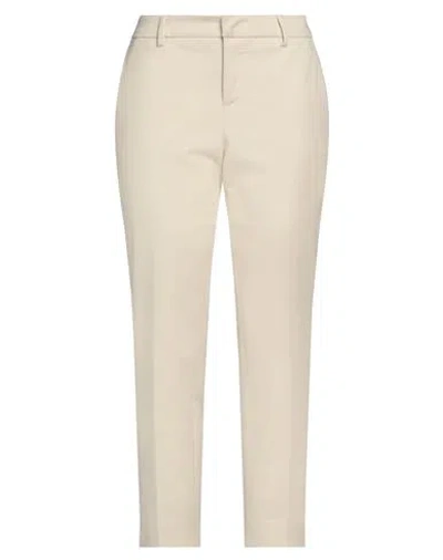 Pt Torino Woman Pants Cream Size 8 Cotton, Cashmere, Elastane In White