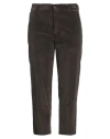 Pt Torino Woman Pants Dark Brown Size 30 Cotton, Elastane