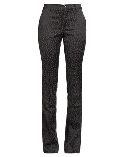 Pt Torino Woman Pants Dark Brown Size 6 Cotton, Polyester, Elastane