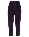 Pt Torino Woman Pants Dark Purple Size 30 Cotton, Elastane