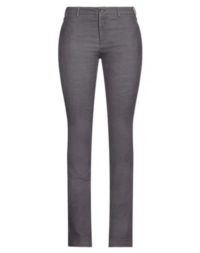 Pt Torino Woman Pants Dark Purple Size 6 Cotton, Polyester, Elastane