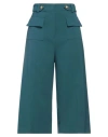 Pt Torino Woman Pants Deep Teal Size 6 Polyester, Wool, Elastane In Green