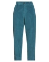 Pt Torino Woman Pants Deep Teal Size 26 Cotton, Elastane In Green