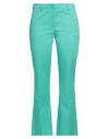 Pt Torino Woman Pants Emerald Green Size 4 Cotton, Elastane