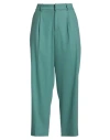 Pt Torino Woman Pants Emerald Green Size 6 Virgin Wool, Elastane