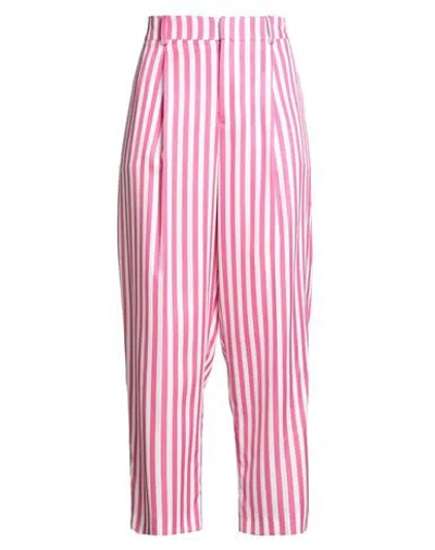 Pt Torino Woman Pants Fuchsia Size 10 Lyocell In Pink