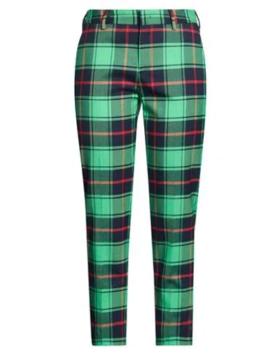 Pt Torino Woman Pants Green Size 2 Virgin Wool, Elastane