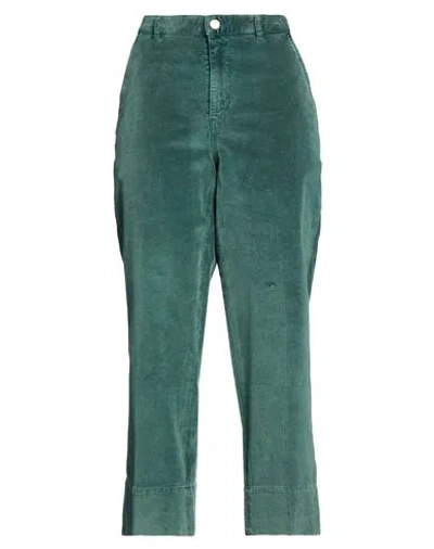 Pt Torino Woman Pants Green Size 25 Cotton, Lyocell, Elastane