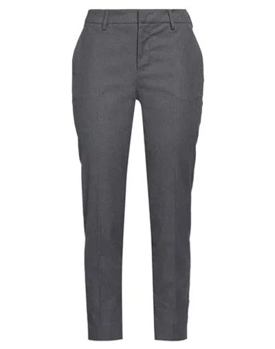 Pt Torino Woman Pants Grey Size 10 Cotton, Elastane