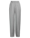 Pt Torino Woman Pants Grey Size 10 Viscose In Grey