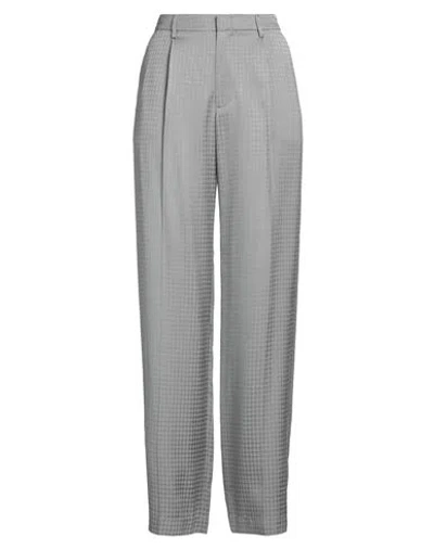 Pt Torino Woman Pants Grey Size 10 Viscose In Gray