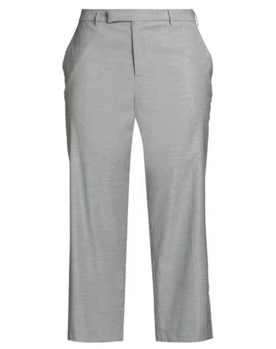 Pt Torino Woman Pants Grey Size 12 Virgin Wool, Viscose, Elastane In Gray