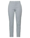 Pt Torino Woman Pants Sky Blue Size 6 Cotton, Elastane In Grey