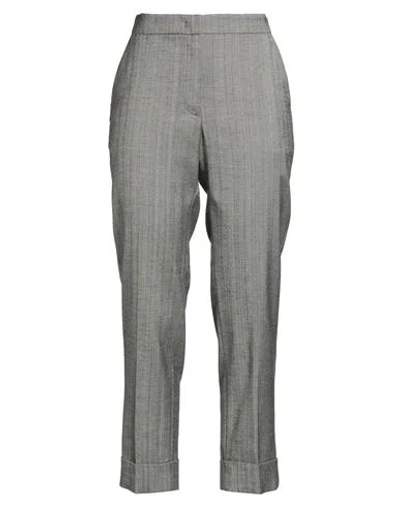 Pt Torino Woman Pants Grey Size 4 Viscose, Cotton, Virgin Wool, Elastane In Gray